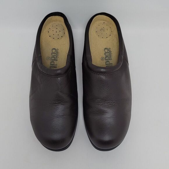 Cobbie Cuddlers Womens Brown Leather Clogs Slip On Shoes Size 9.5 - Picture 5 of 14